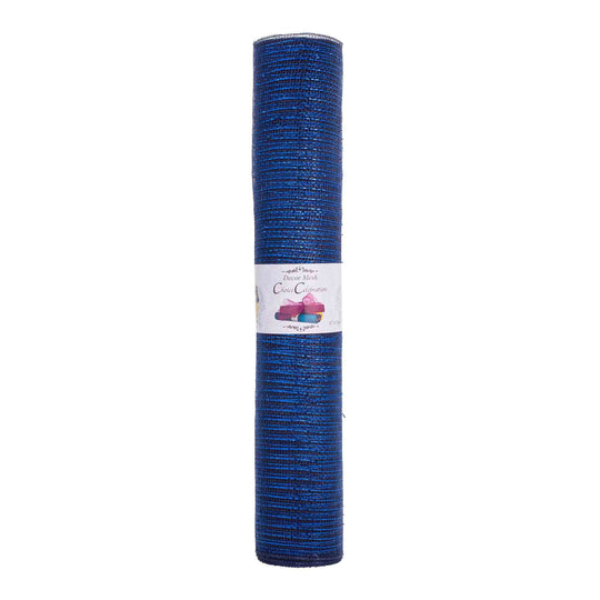 Decorative Metallic Mesh Roll 21" x 10yd - Navy