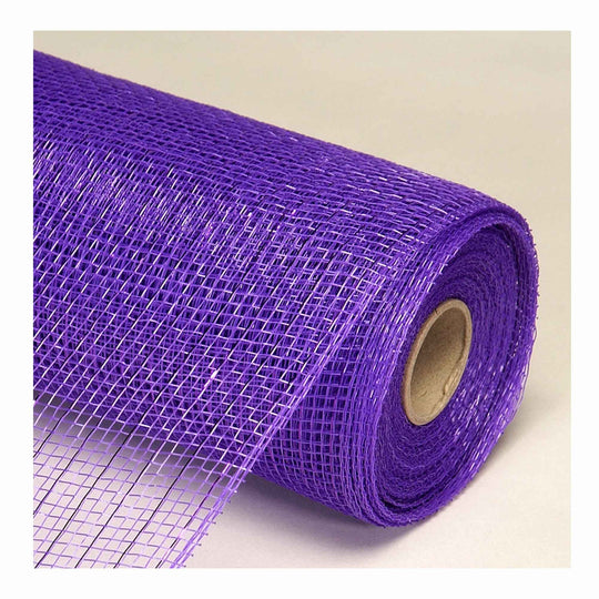 Decorative Metallic Mesh Roll 21" x 10yd - Purple