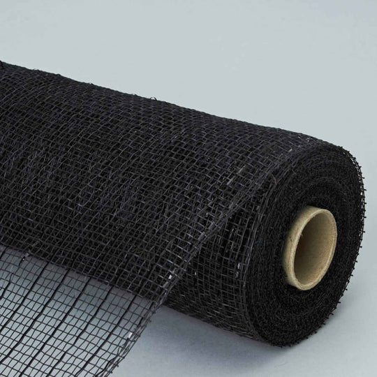Decorative Mesh Roll 10" x 10yd - Black