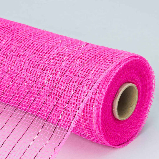 Decorative Mesh Roll 10" x 10yd - Fuchsia