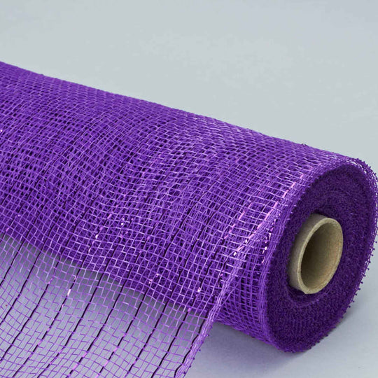Decorative Mesh Roll 10" x 10yd - Purple