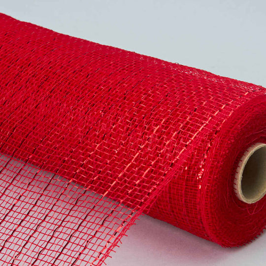 Decorative Mesh Roll 10" x 10yd - Red