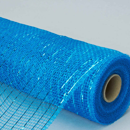 Decorative Mesh Roll 10" x 10yd - Turquoise