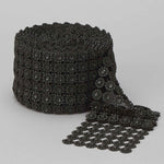 Floral Rhinestone Mesh Roll - Events and Crafts-Events and Crafts