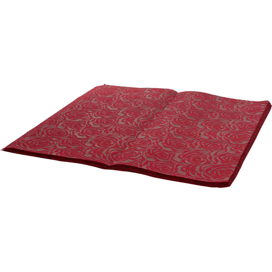 Embossed Florist Paper - Burgundy