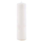 Economy Slim Pillar Candle 2" x 9" - White - Events and Crafts