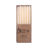 10 Inch Taper Candle - Ivory 12 to box