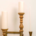 10 Inch Taper Candle - Ivory different size candle holders