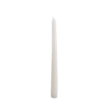 10 Inch Taper Candle - White