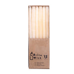 12 Inch Taper Candle - Ivory in Packaging
