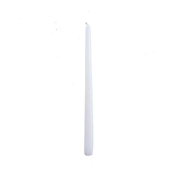12 Inch Taper Candle - White