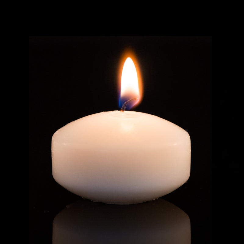 2 Inch Floating Candle - Ivory - Events and Crafts-Brite Wick