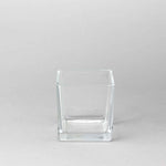 4 Inch Square Floral Glass - Events and Crafts-Events and Crafts