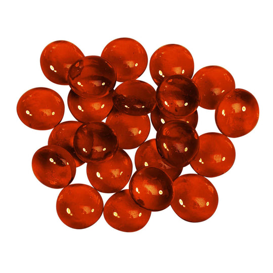 Glass Decor Marbles Orange