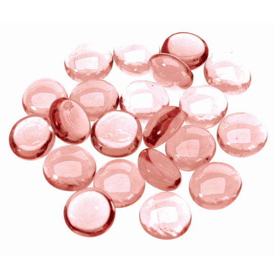 Glass Decor Marbles Pink