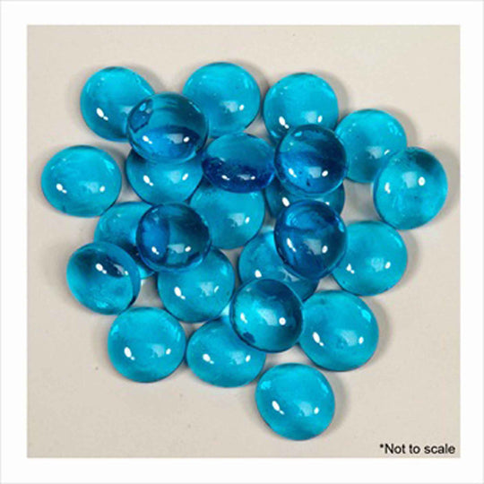 Glass Decor Marbles Turquoise