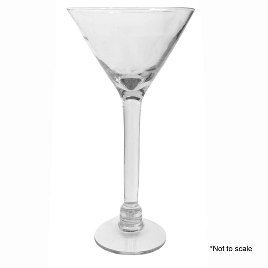 Glass Martini Centerpiece - 15.75"