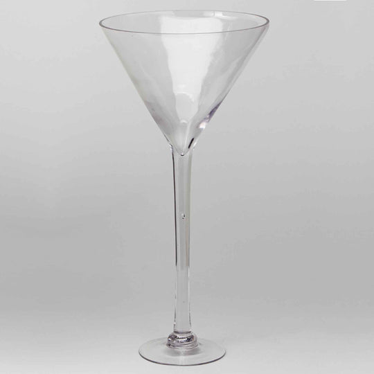 Glass Martini Centerpiece - 19.75"