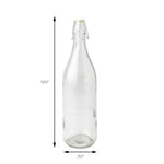 Swing Top Glass Bottle Set of 4 - Events and Crafts-Simple Elements