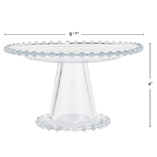 Beaded Edge Cake Stand - 8"