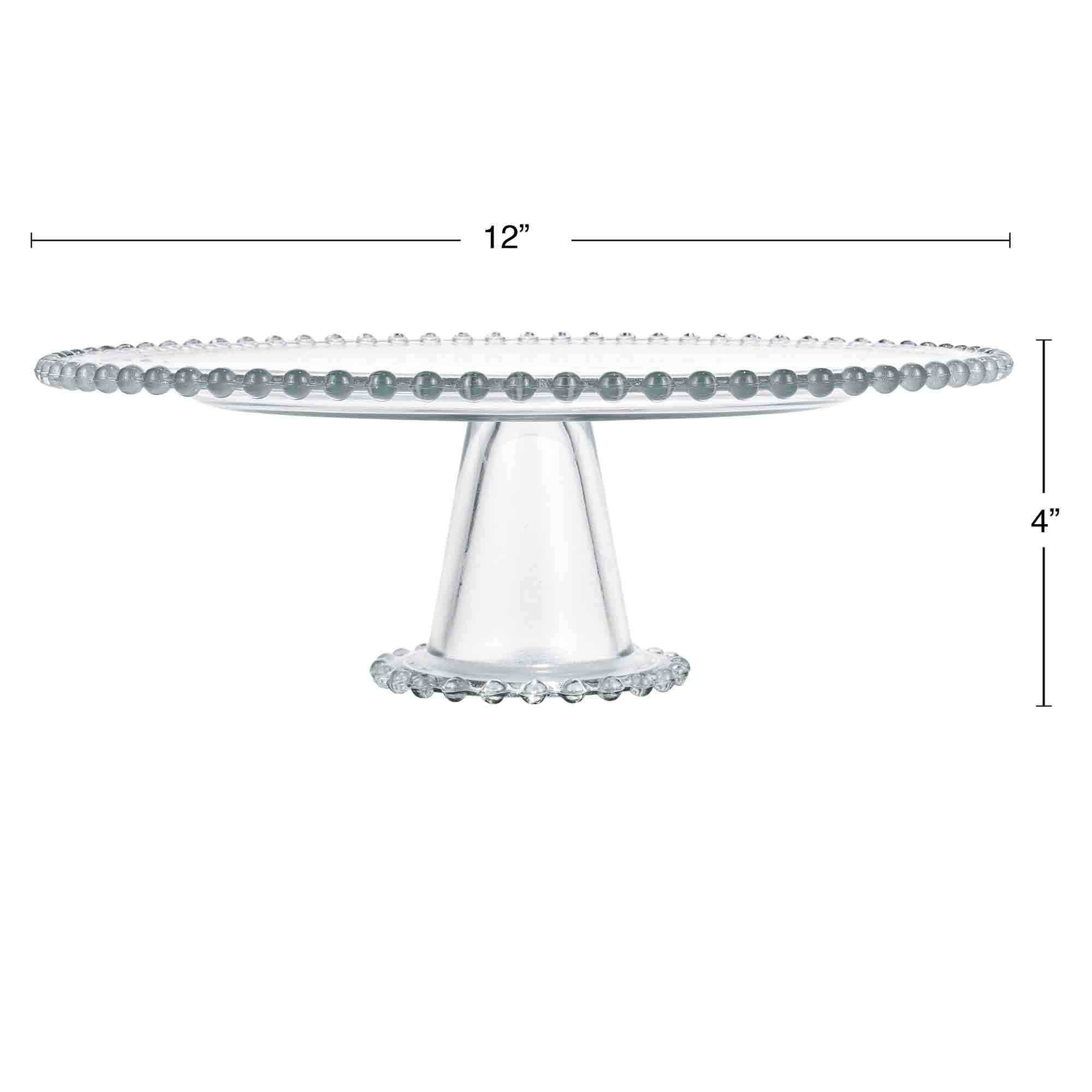 Party Rental Products Silver 14 inch Round Cake Stand Tiered Stands and Cake  Stands | Smith Party Rentals