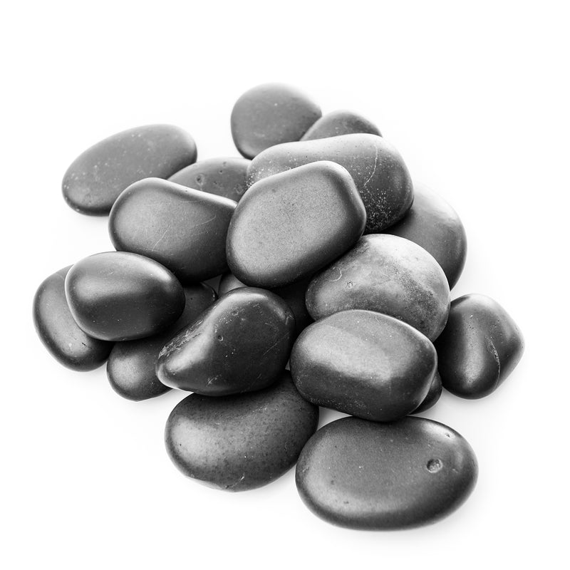 Large Black Pebbles - 2.5 lb. bag - Events and Crafts-Events and Crafts