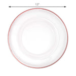 Classic Glass Charger Plate - Events and Crafts