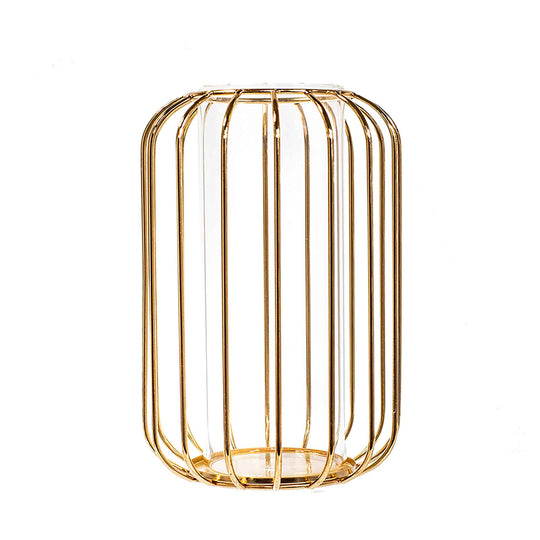 Modern Wire Frame Glass Lamp