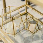 Gold Hexagon Terrarium - Events and Crafts-Events and Crafts