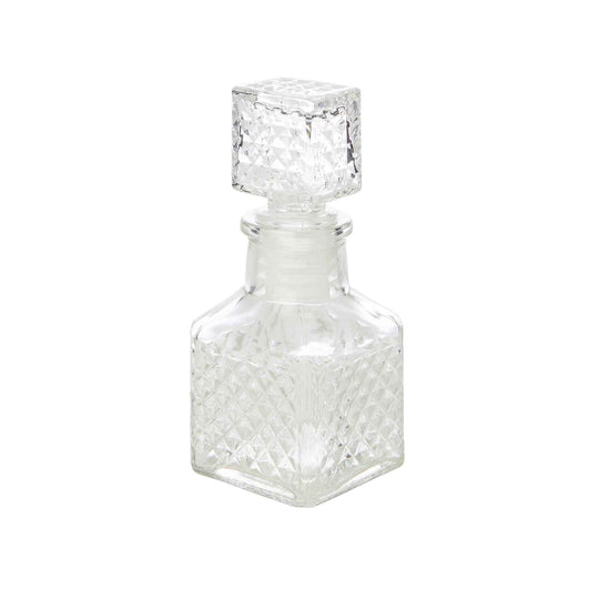 Mini Crystal Decanter - 4.25" Tall