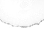 Scalloped Edge Glass Charger Plate 13" - Set of 4 - Events and Crafts-Simply Elegant