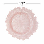 Glass Reef Charger Plate 13" - Set of 4 - Events and Crafts-Simply Elegant