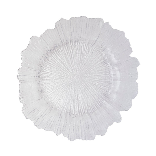 Glass Reef Charger Plate 13" - Clear