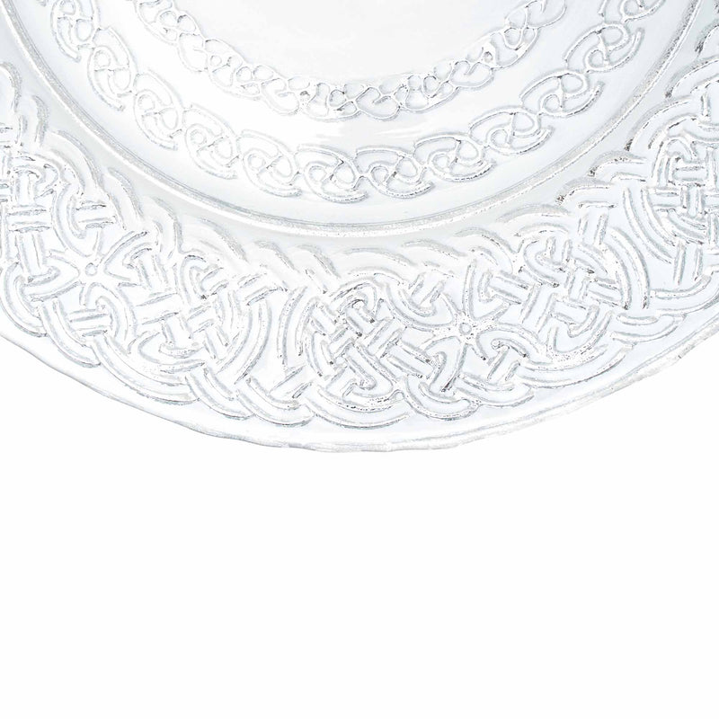 Celtic Glass Charger Plate 13" - Set of 4 - Events and Crafts-Simply Elegant