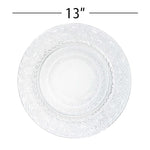 Celtic Glass Charger Plate 13" - Set of 4 - Events and Crafts-Simply Elegant