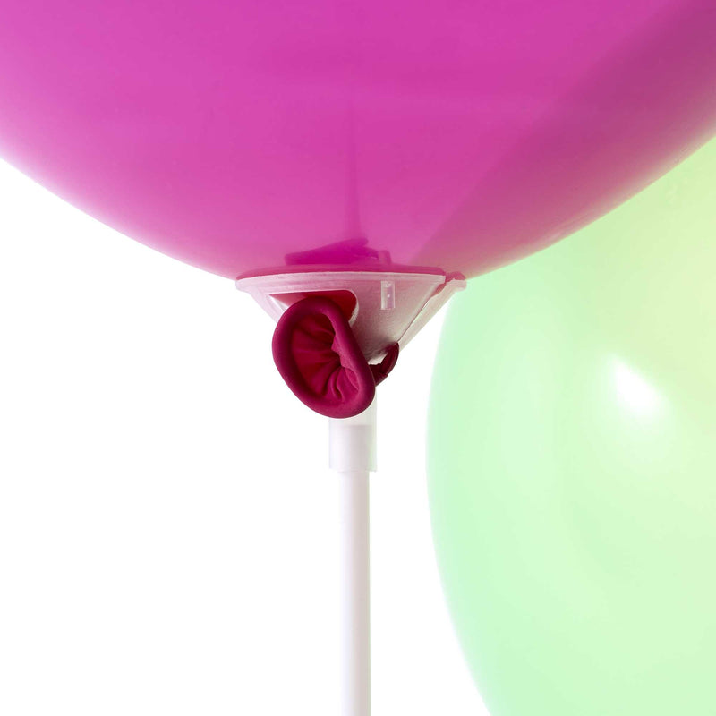Balloon with Balloon cup and stick close up
