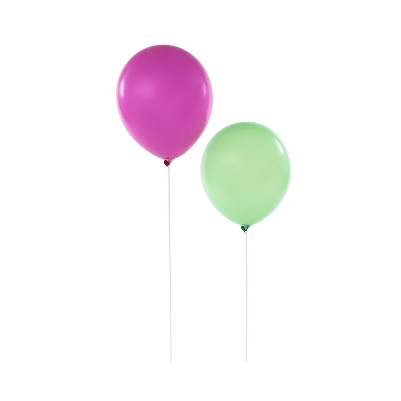 16" Balloon Sticks - Plastic with Mylar Balloons