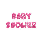 Baby Shower Mylar Kit - Pink Hearts