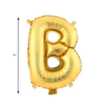 Mylar Ballon Letter B- Gold 16 inch