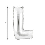 Mylar Balloon Letter L - Events and Crafts