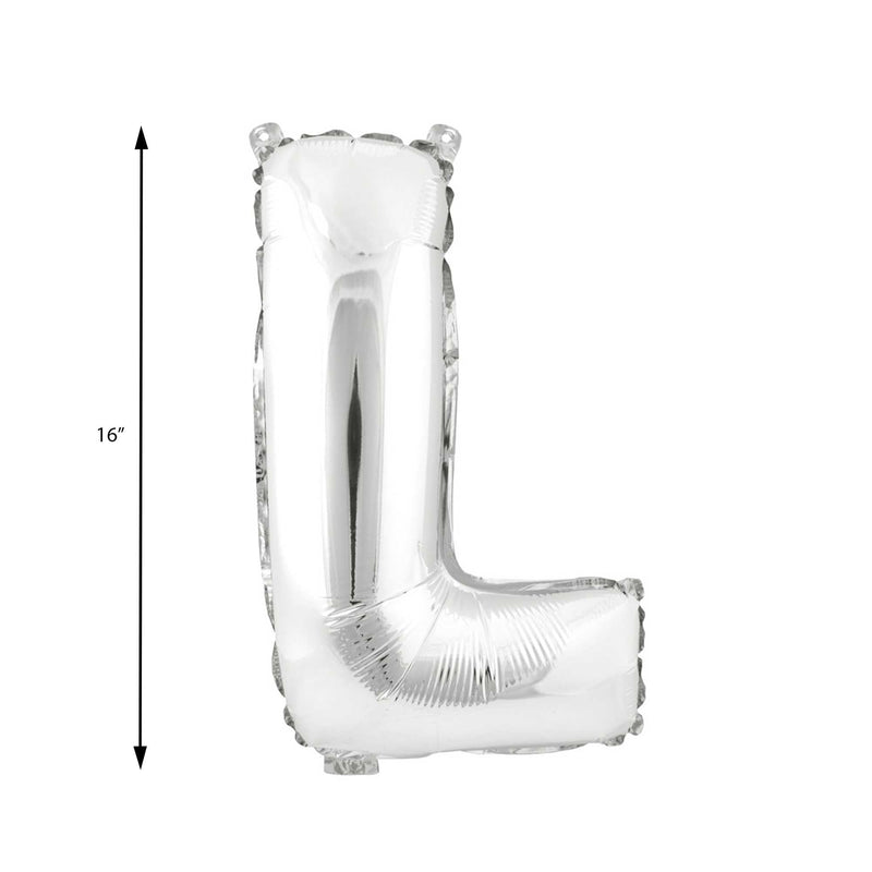 Mylar Balloon Letter L - Events and Crafts