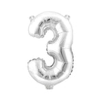 Mylar Balloon Number 3 - Events and Crafts