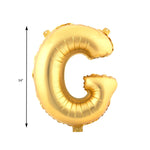 Mylar Ballon Letter G- Gold 34 inch