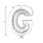 Mylar Ballon Letter G- Silver 34 inch