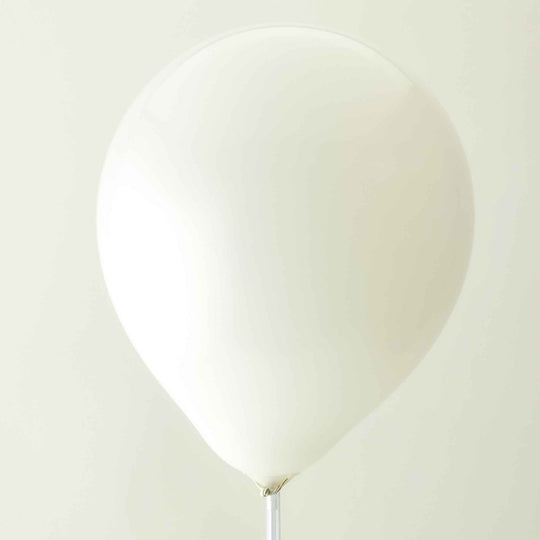 12" Economy Latex Balloon-White