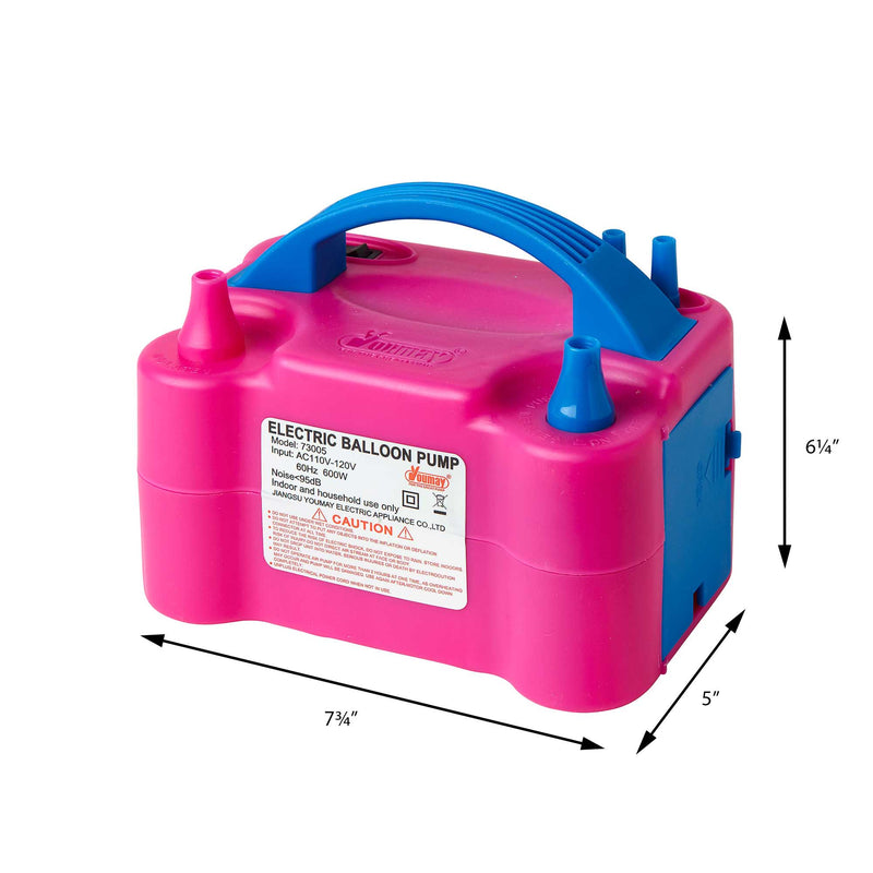 Electric Balloon Pump  easy Inflation Size Dimesions