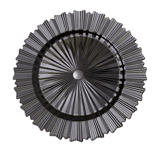 Modern Plastic Charger Plate 13" - Black