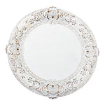 Victorian Edge Plastic Charger Plate 13" - White - Events and Crafts-Simply Elegant