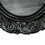 Antique Look Plastic Charger Plate 13" - Black - Events and Crafts-Simply Elegant