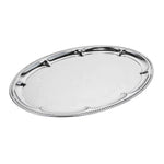 Oval Serving Tray  -Silver
